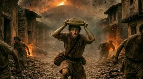 Recreerea ultimelor clipe ale unui bărbat din Pompei prin Inteligența Artificială