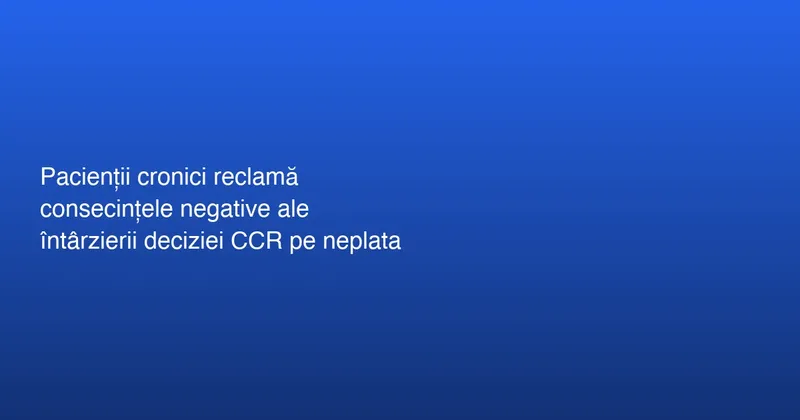 Alianța Pacienților Cronici și Ordonanța 91/2025