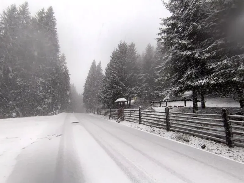 Temperaturi extreme în România: -12 grade în zone montane