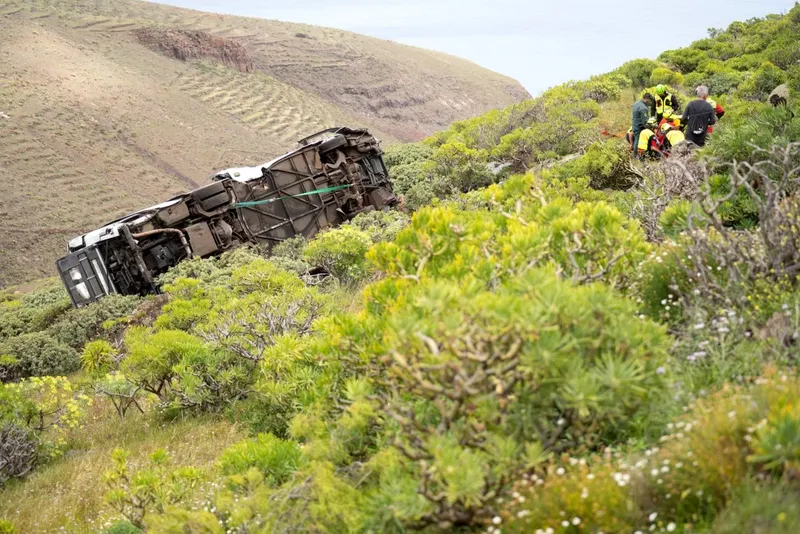Accident grav pe insula La Gomera
