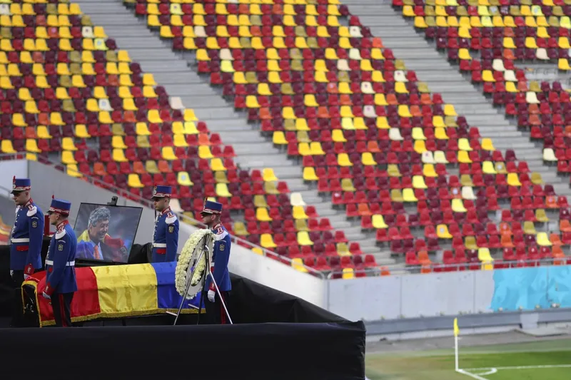 Ultimul omagiu adus antrenorului Mircea Lucescu