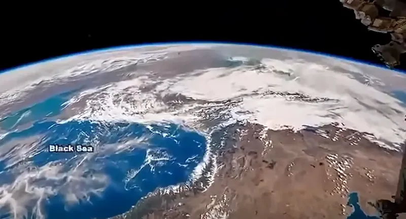 Imagini spectaculoase ale Mării Negre din spațiu - misiunea Artemis II