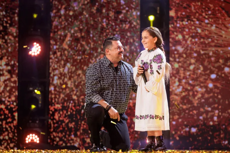 Sara, o mică stea de la "Românii au talent"