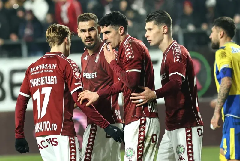 Rapid București și FC Argeș, meci fără goluri