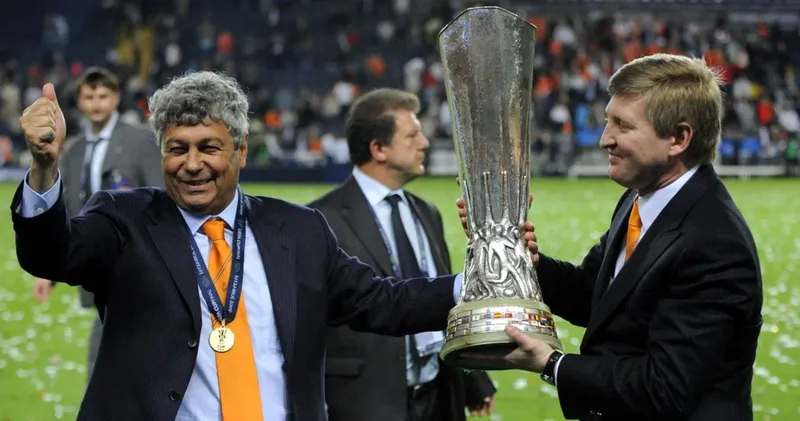 Rinat Ahmetov își ia rămas bun de la Mircea Lucescu la Arena Națională