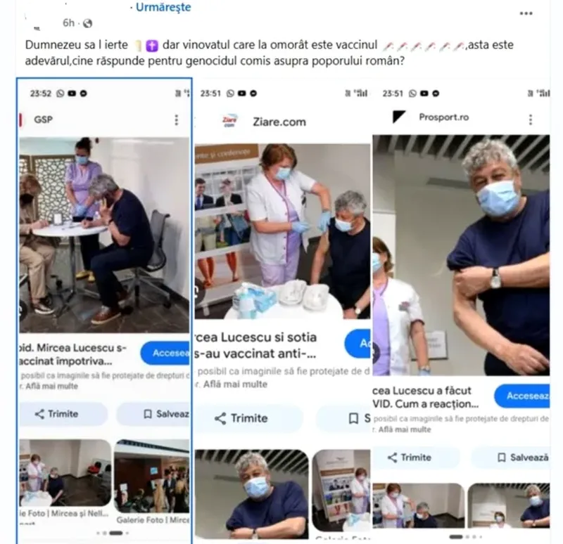 Conspirații pe rețelele sociale: Sfidarea adevărului în cazul lui Mircea Lucescu