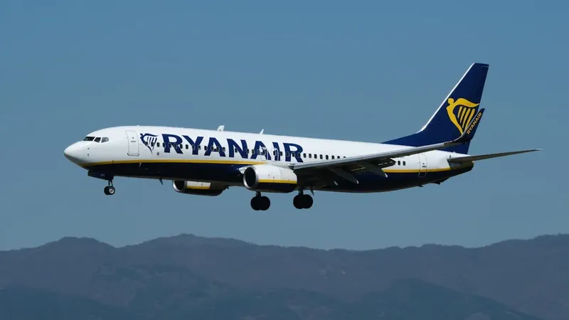 Avionul Ryanair a decolat gol din Franța
